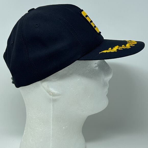 Vintage 80s Commander US Third Fleet Hat Baseball Cap USN Navy USA Snapback Blue - Picture 7 of 10